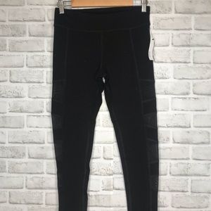 Garage Black Mesh Leggings